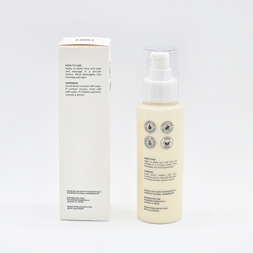Blossom Essentials Hydration Boost Face Cleanser 3.3 oz / 98 ml - Picture 4 of 5